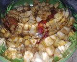A picture of step 7 of Mix fruit chat.