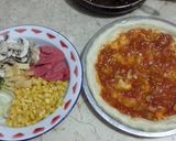 Foto langkah ke 4 dari resep Pizza campur-campur.