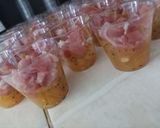 Une image de l'étape 4 de Verrines tomates, jambon cru, burata et crème de balsamique.
