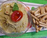 Foto del paso 3 de la receta Dip de hummus con aguacate