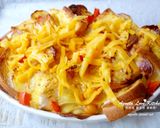 [阿妮塔♥yummy] 剩餘咖哩醬汁不浪費，焗烤咖哩麵包布丁。的食譜步驟2照片