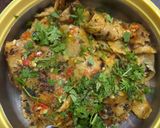 A picture of step 6 of Seyal chapati.