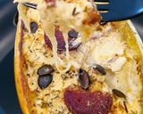 Une image de l'étape 7 de Courge Spaghetti à la crème de fromage à la Truffe et Chorizo.