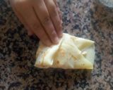 صورة لخطوة 2 من وصفة كريب مالح بحشوة شوارما