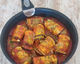 Une image de l'étape 5 de Rouleaux d’aubergine au bœuf /riz.