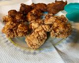 A picture of step 8 of Karaage (fried chicken).