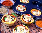 A picture of step 7 of Pizza Cups.