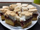Meggyes-diós-habos süti🍒🍰