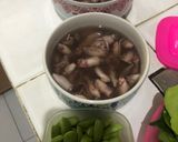 Foto langkah ke 1 dari resep Cumi asin pete.