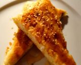 A picture of step 3 of Feta Pie in a Sandwich Press.