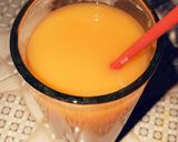 A picture of step 5 of Mango and watermelon juice.