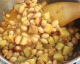 A picture of step 6 of Beans with Fresh Tomato and Herbs.