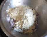 A picture of step 1 of Punjabi kadhi.