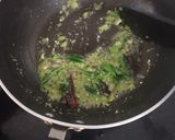 A picture of step 4 of Cabbage poriyal.
