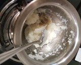 A picture of step 3 of Shreefal Mava modak.