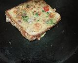 A picture of step 7 of Rava & Mix Veg Toast.