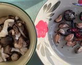 รูปขั้นตอนการทำที่ 1 ของ เมี่ยงเห็ดฟาง🍄แนมกับถั่วลิสงและผักสด🥬🥜