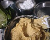 A picture of step 2 of Nolen gur enduri pitha.