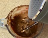 A picture of step 8 of Biscoff Christmas yule log.