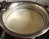 A picture of step 1 of Mango phirni.