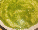 Foto del paso 4 de la receta: Pizza con pesto de pistachos y mortadela