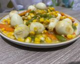 Foto langkah ke 7 dari resep Tumis Telur Puyuh.