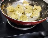 A picture of step 4 of Navratri Special Paneer Thecha.