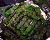 A picture of step 4 of Beef Wrapped in Betel Leaves (Air Fryer Method).