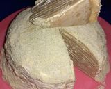 Foto langkah ke 5 dari resep Greentea Mille Crepes Chocolatos with Homemade Butter Cream.