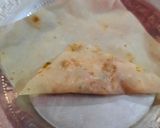 A picture of step 4 of Chicken Pizza pocket.