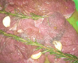 A picture of step 5 of Steak with wedges#endofyearchallenge.