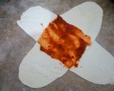 A picture of step 8 of Pizza sandwich.