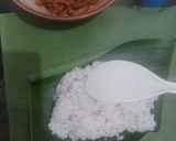 Foto langkah ke 5 dari resep Nasi Bakar Sambal Ikan Bilis.
