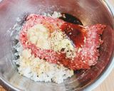 A picture of step 2 of Easy Skillet Steamed Shumai.