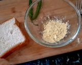 A picture of step 4 of Bread pakora chat.