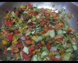 A picture of step 1 of Veg spring roll.