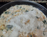 Foto del paso 6 de la receta: Macarrones de pescado y espinacas
