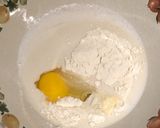 A picture of step 1 of Pancakes with sugar and lemon.