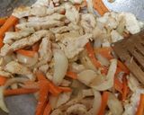 A picture of step 5 of My Chicken, Sweet Peppers. Stir Fry 😘.