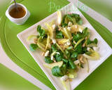 Foto del paso 4 de la receta: Ensalada con pera 🍐 y piñones 🥗(aderezo con mostaza y miel 🍯)