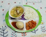 Hình bước làm 6 của món Canh Nấm 버섯국