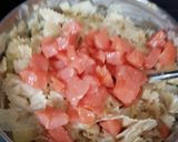Une image de l'étape 3 de °Gratin de pâtes au saumon°.