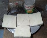 Foto langkah ke 1 dari resep Roti tawar isi susu+meises🍞.
