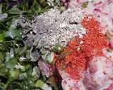 A picture of step 3 of Beet Banana Tikki.