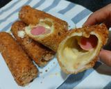 Foto langkah ke 8 dari resep Corndog Roti tawar.