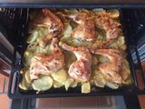 Muslos de Pollo al Horno con patatas