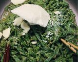 Hình bước làm 3 của món Mì ý rau cải tươi sốt pesto
