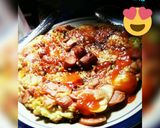 Foto langkah ke 10 dari resep Omelet Mie Sosis Sederhana.