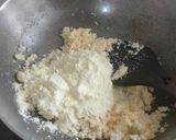 A picture of step 2 of Coconut Milk Laddu/Laddoo.