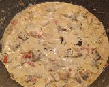 Selymes paradicsomos-gombás csirkeragu recept fázis 5 fotója